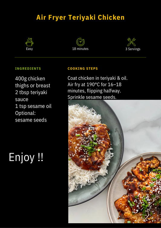 DIGITARA
Air Fryer Chicken Collection
15 Easy & Crispy Recipes